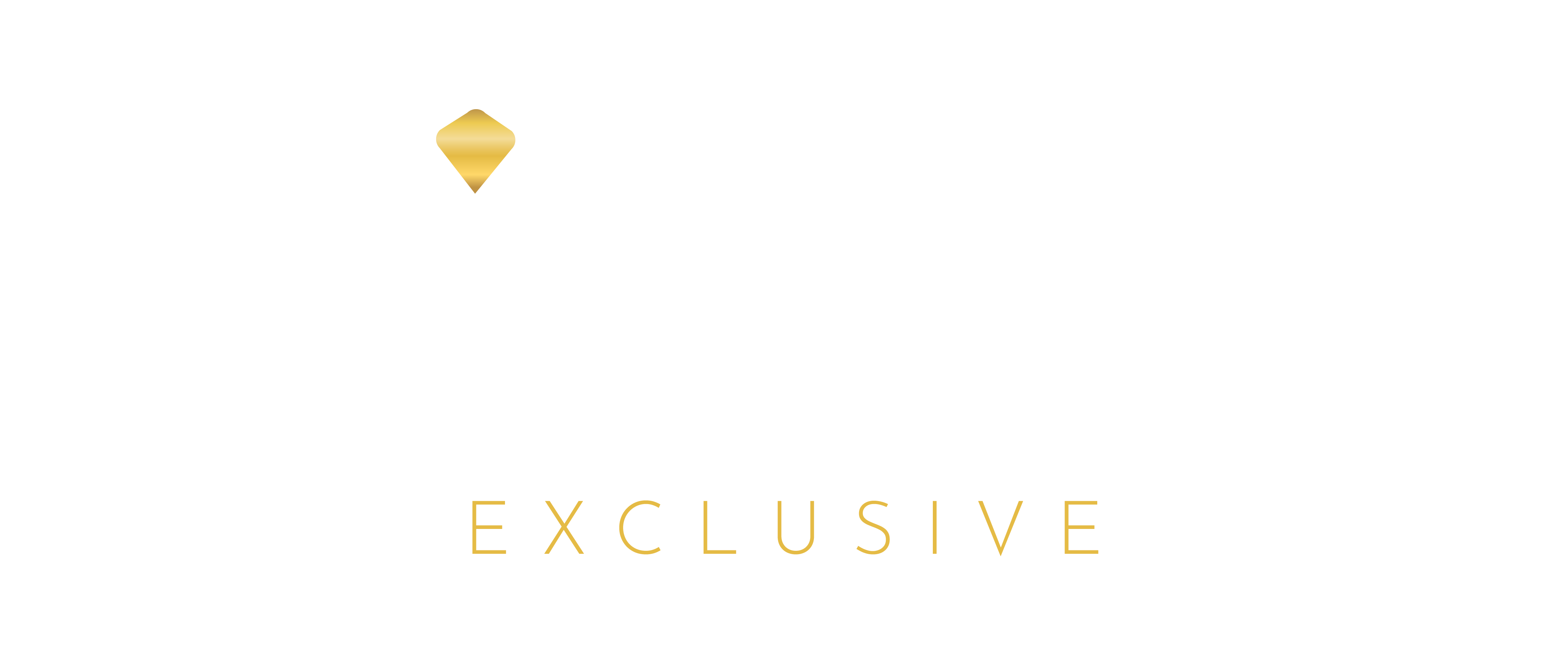 Zibber Exclusive logo kleurwit