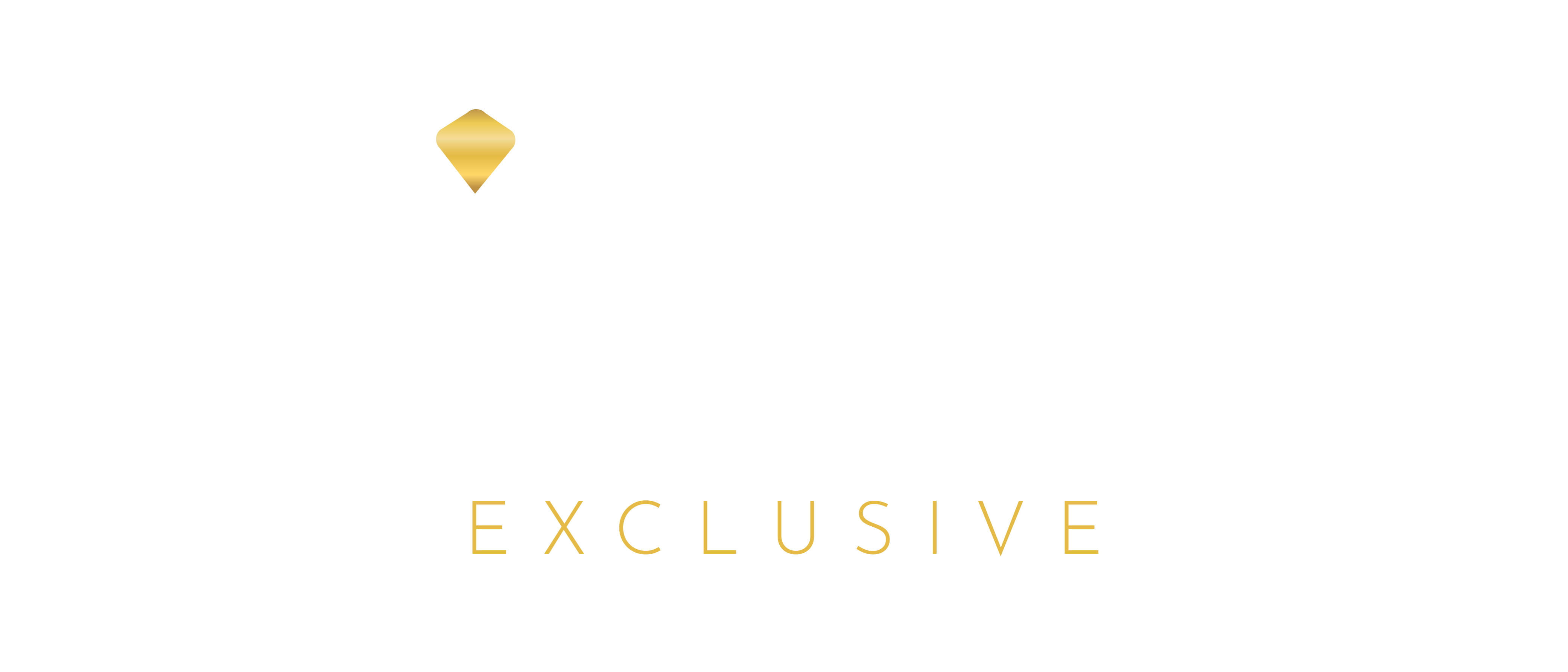 Zibber Exclusive logo kleurwit